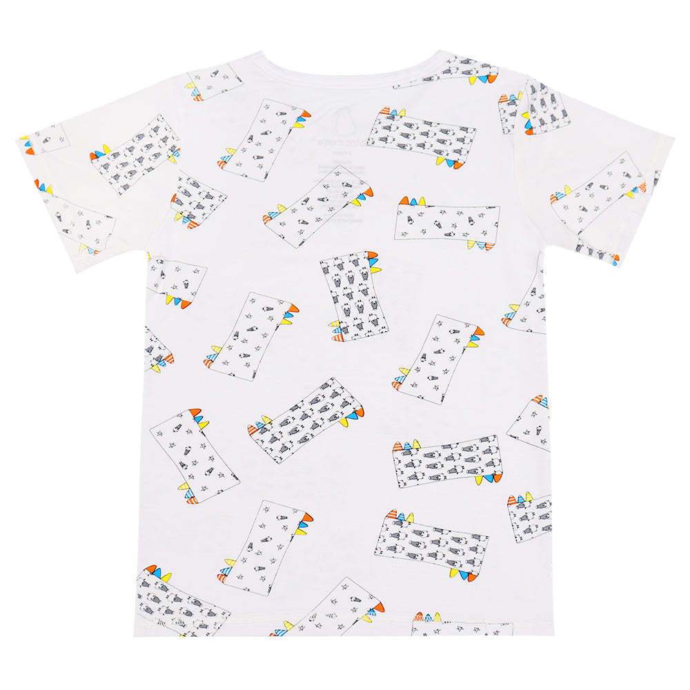 Baa Baa Sheepz Unisex Short Sleeve T-Shirt - Buddy-Me Everywhere Milk (4 Sizes)
