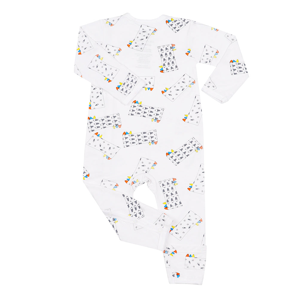 Baa Baa Sheepz Baby Side Snap Romper - Buddy Me Everywhere