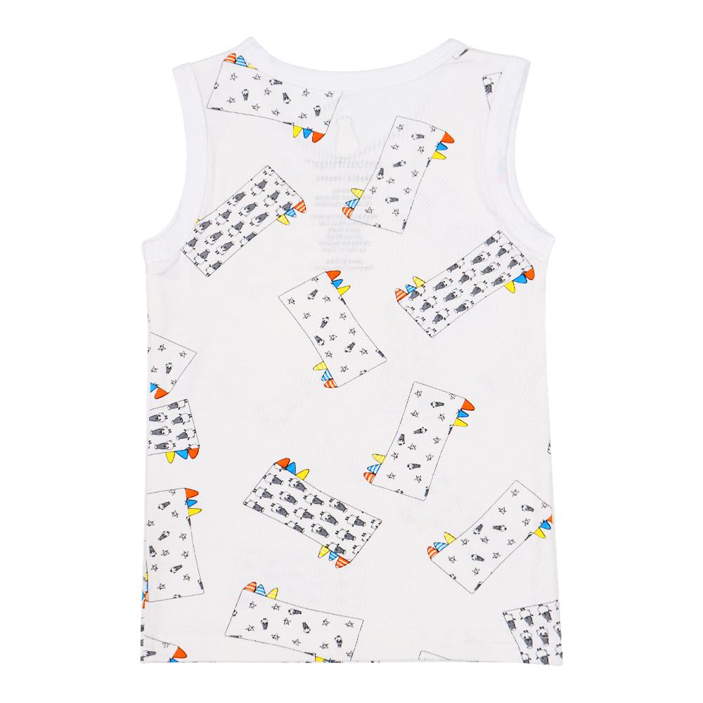 Baa Baa Sheepz Sleeveless Shirt - Buddy Me Everywhere Milk