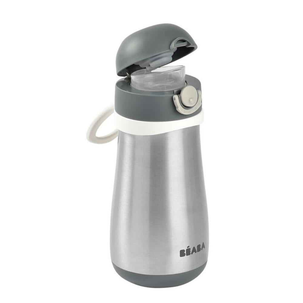 Beaba Stainless Steel Spout Bottle (350ml) - 4 Colors - Pupsik Singapore