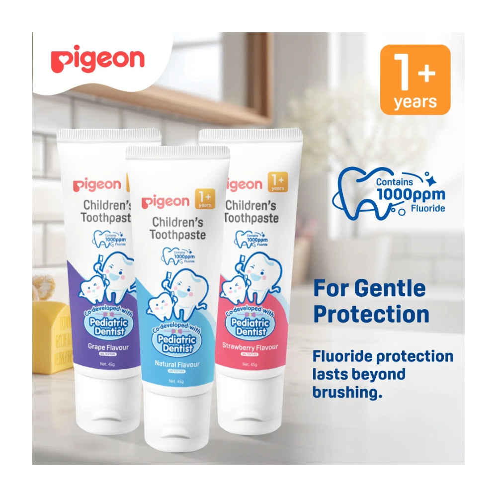 Pigeon Children's Toothpaste for 1Y+, 45g (3 Flavours)