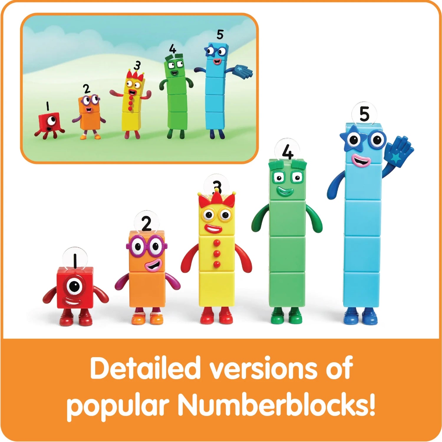 Numberblocks Friends One to Five/Six To Ten Figure Set (2 Types)