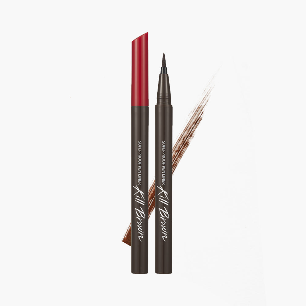CLIO Superproof Pen Liner - Kill Black/Brown (2 Colors) - Pupsik Singapore