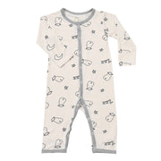 Baa Baa Sheepz Baby Middle Snap Romper - Sweet Dreams Baa Baa Yellow