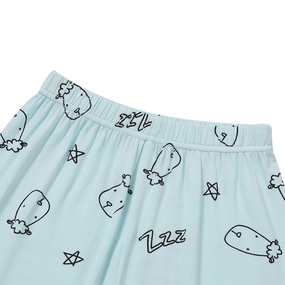 Baa Baa Sheepz Short Sleeve T-Shirt & Shorts - Sweet Dreams Baa Baa Blue (5 Sizes)