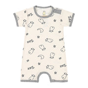 Baa Baa Sheepz Baby Short Sleeve Romper - Sweet Dreams Baa Baa Yellow (4 Sizes)