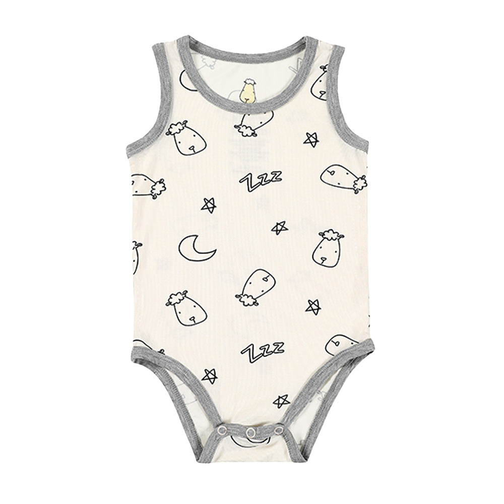 Baa Baa Sheepz Baby Bamboo Onesie - Sweet Dreams Baa Baa Yellow (4 Sizes)