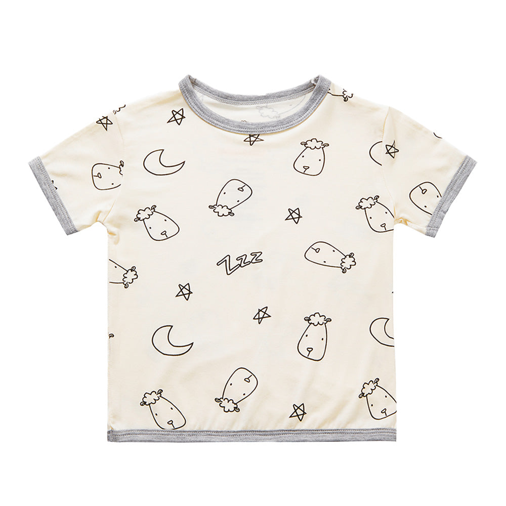 Baa Baa Sheepz Unisex Short Sleeve T-Shirt - Sweet Dreams Baa Baa Yellow (2 Sizes)