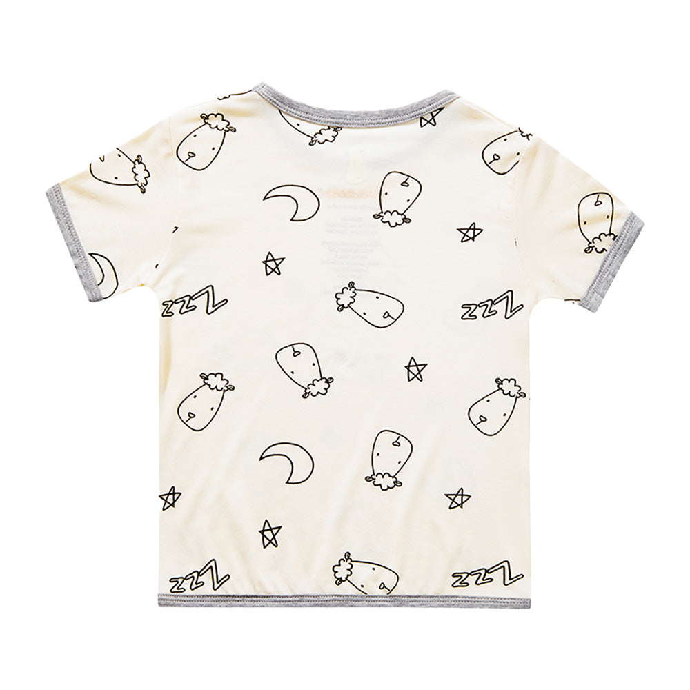 Baa Baa Sheepz Unisex Short Sleeve T-Shirt - Sweet Dreams Baa Baa Yellow (2 Sizes)