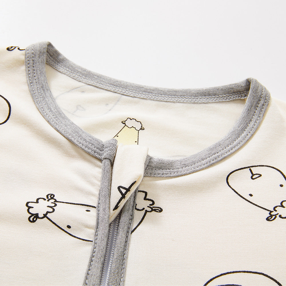 Baa Baa Sheepz Baby Zip Romper - Sweet Dreams Baa Baa Yellow (4 Sizes)