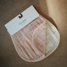 Mushie Muslin Organic Cotton Burp Cloth, 2pk (4 Designs) - Pupsik Singapore