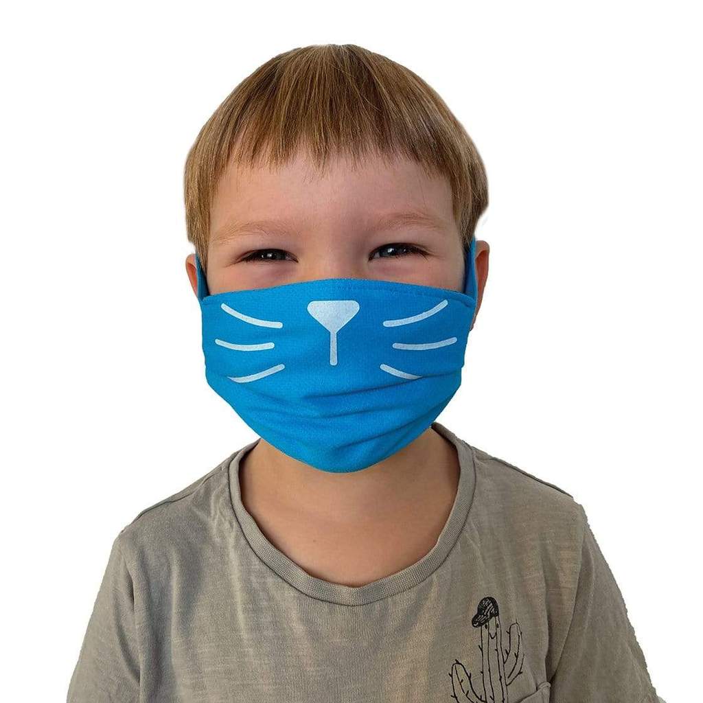 Trunki Reusable Kids Face Masks, 2pk - Blue
