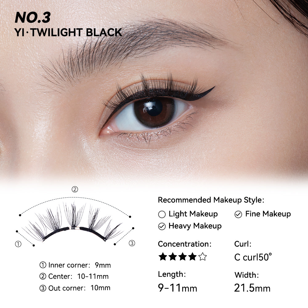 WOSADO Soft Magnetic Eyelashes (20 Types) - Pupsik Singapore
