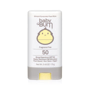 Sun Baby Bum Mineral Sunscreen Face Stick SPF 50 - Fragrance Free (0.45oz) - exp 07/26