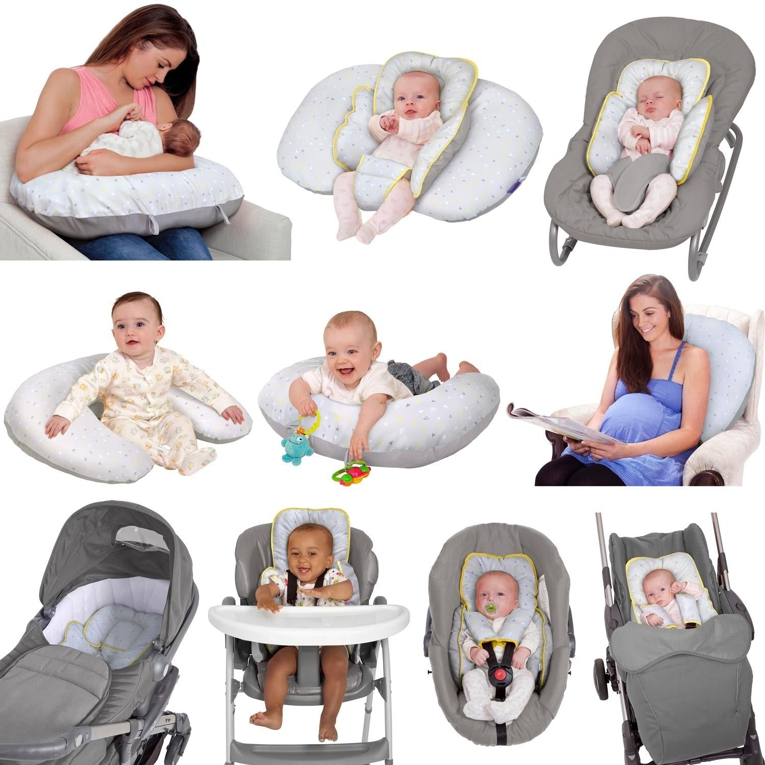 Clevamama ClevaCushion Nursing Pillow & Baby Nest  (5 Designs) - Pupsik Singapore