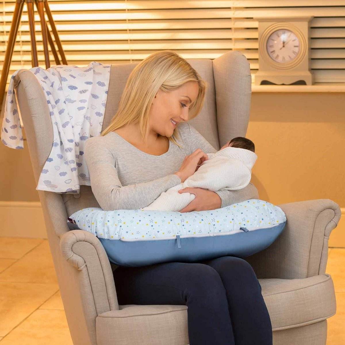 Clevamama ClevaCushion Nursing Pillow & Baby Nest  (5 Designs) - Pupsik Singapore