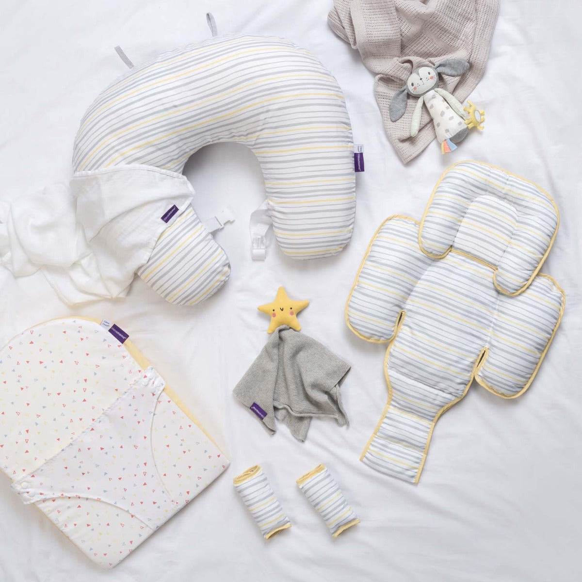Clevamama ClevaCushion Nursing Pillow & Baby Nest  (5 Designs) - Pupsik Singapore