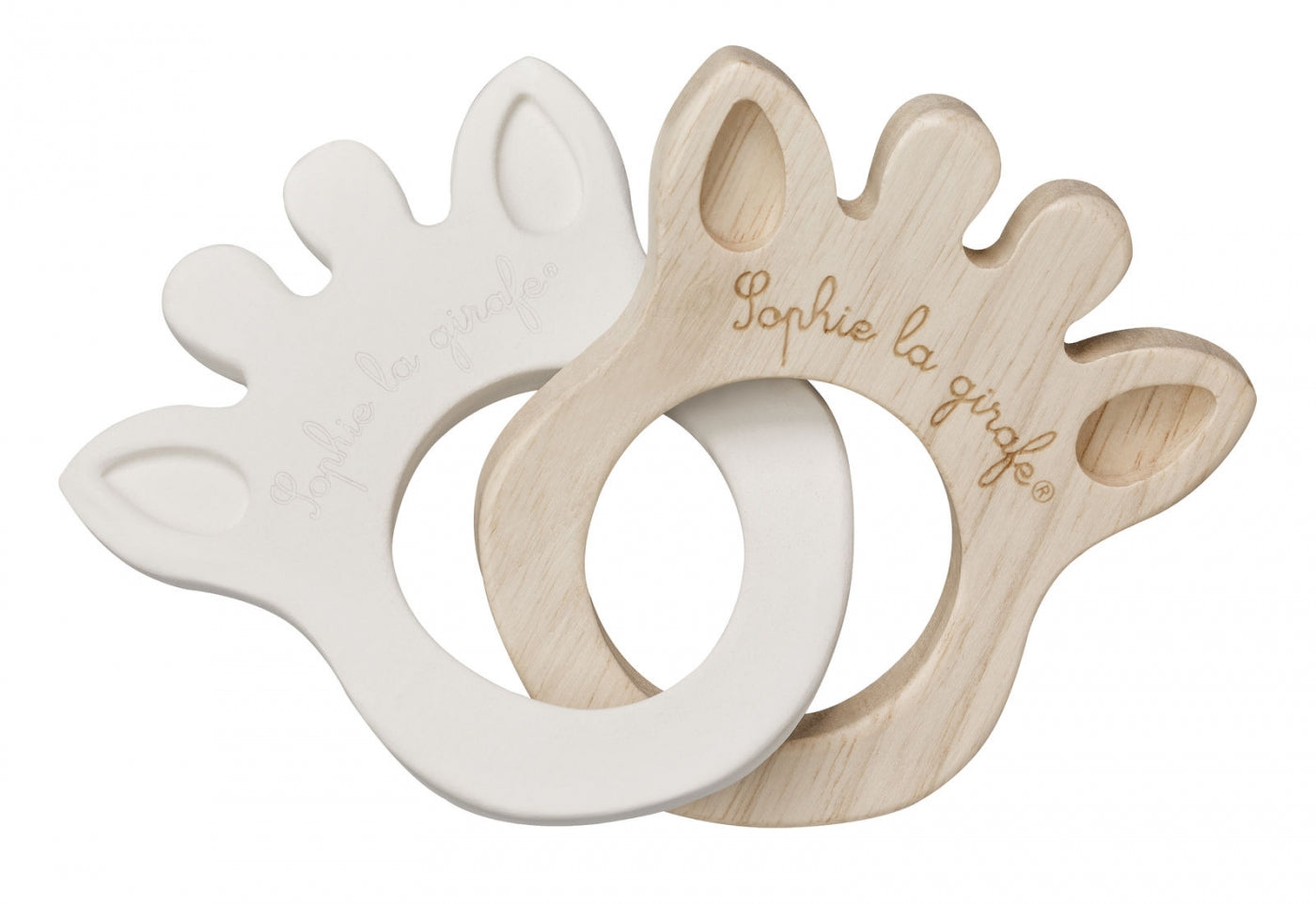 Sophie the Giraffe So'pure Rubber and Wood Silhouette Teether