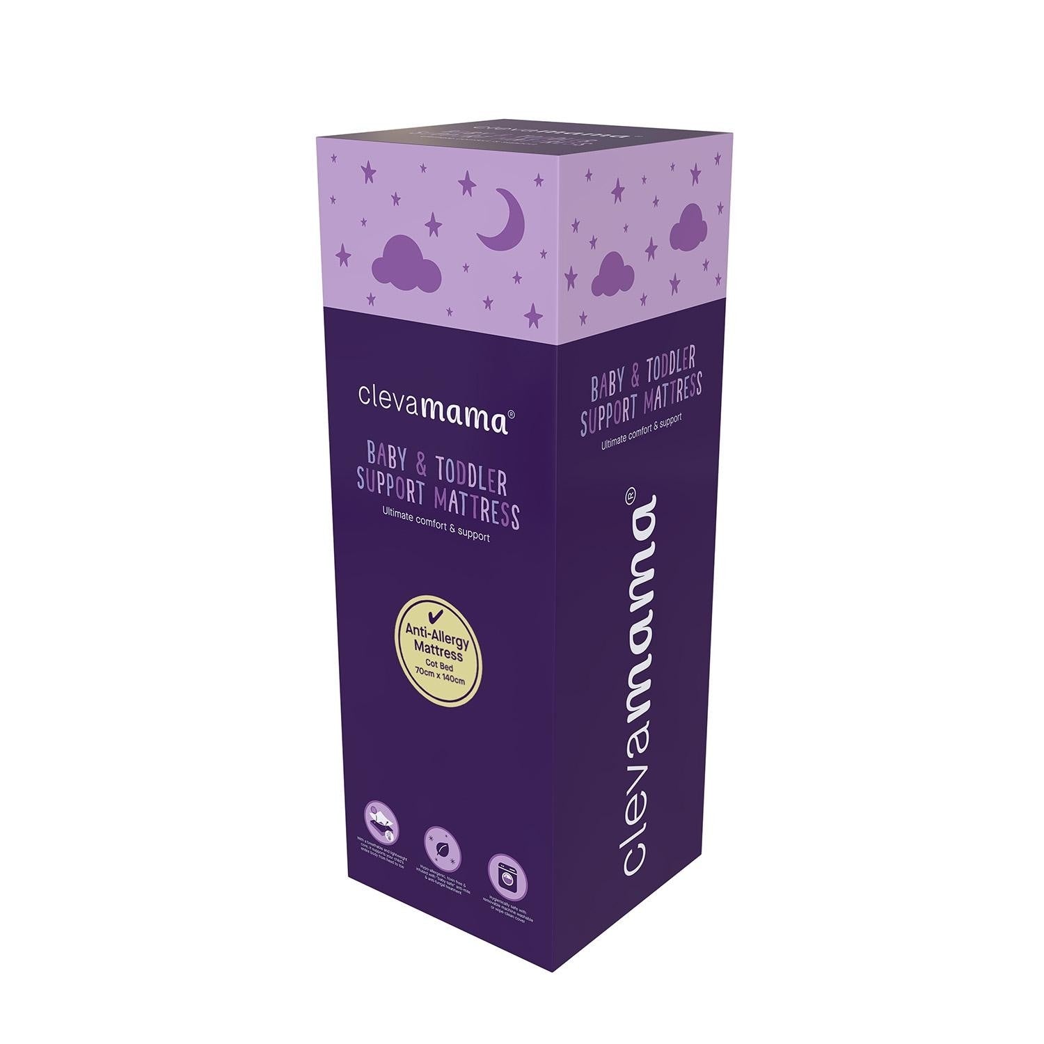 ClevaMama Anti-Allergy Baby Mattress (70 x 140 cm)