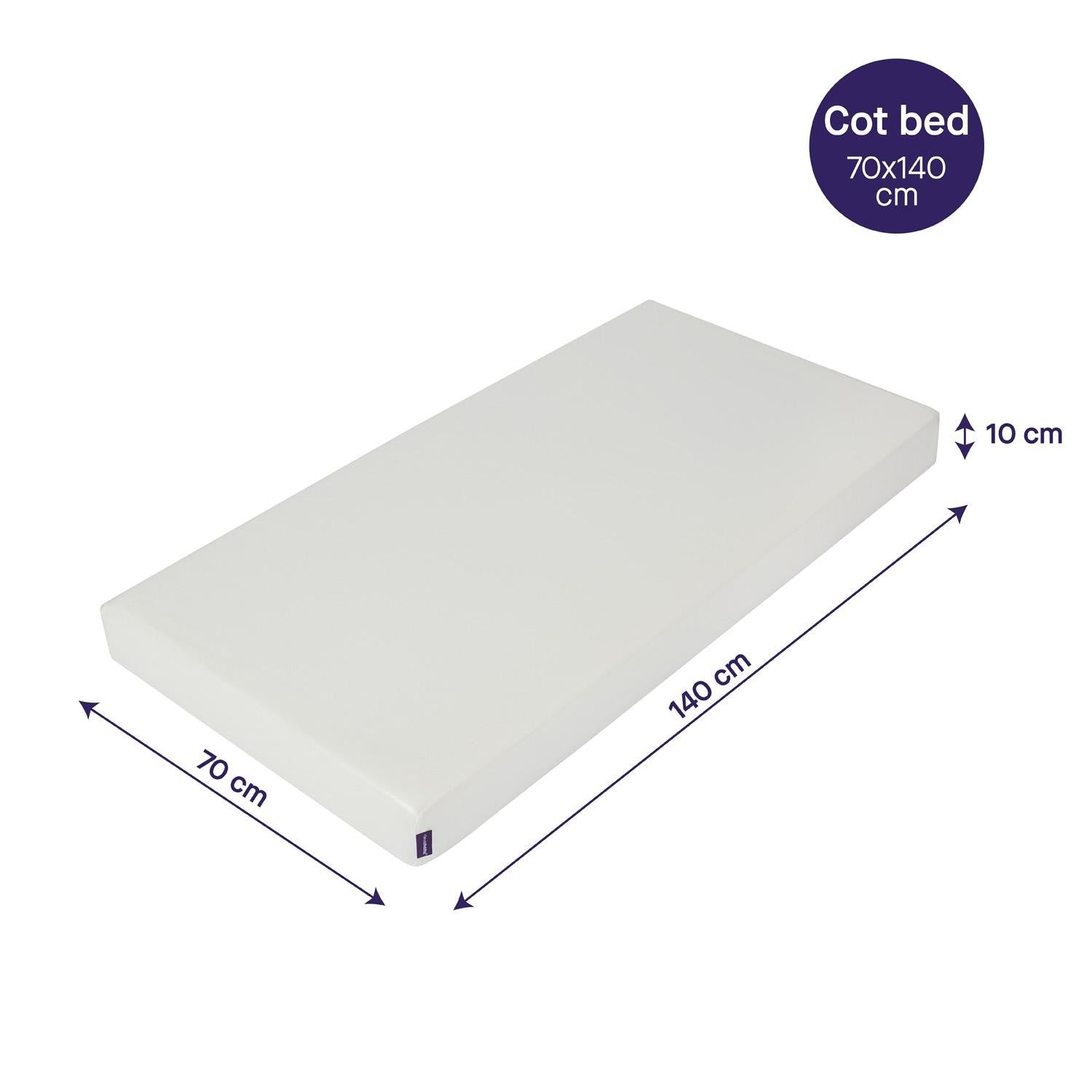 ClevaMama Anti-Allergy Baby Mattress (70 x 140 cm)
