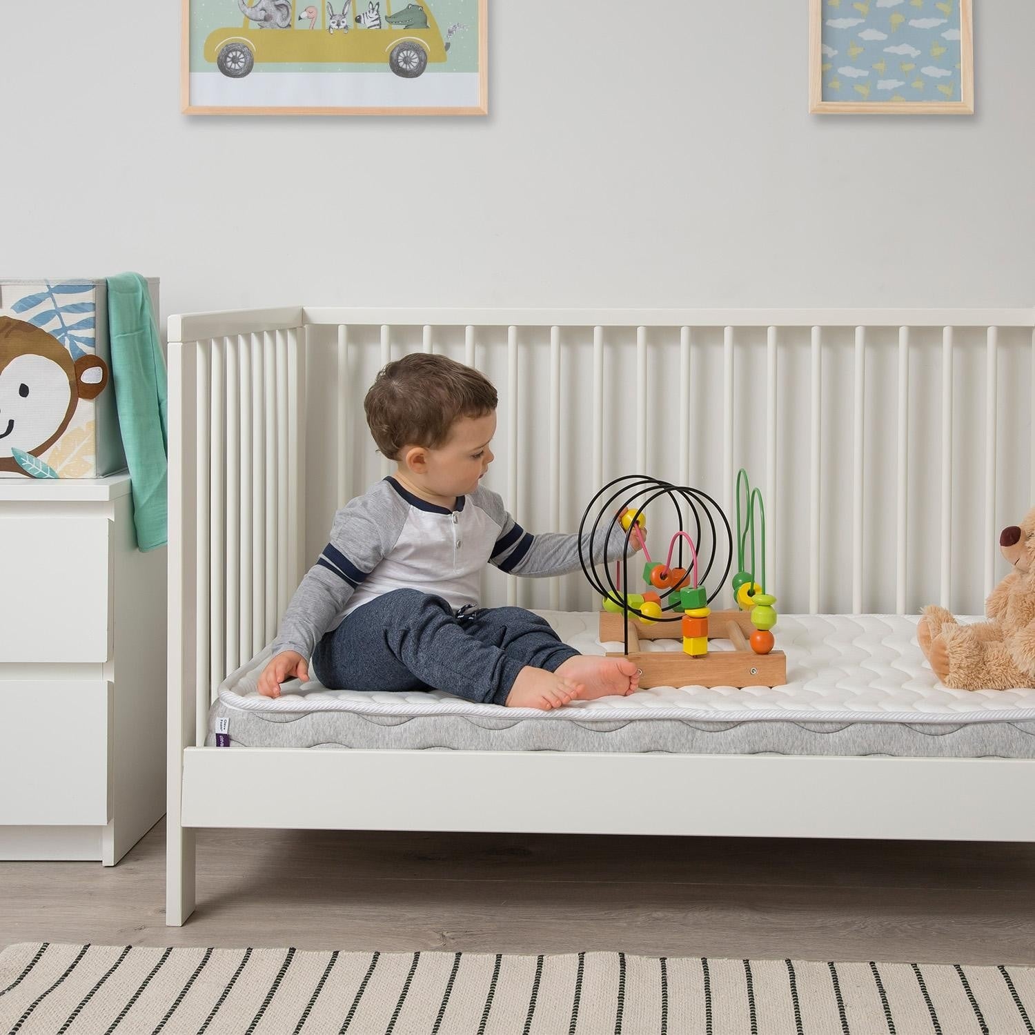 ClevaMama ClevaFoam Pocket Sprung Baby Mattress (60 x 120 cm)