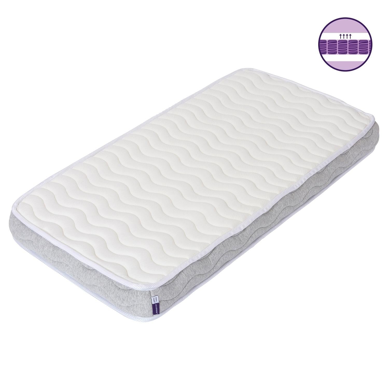 ClevaMama ClevaFoam Pocket Sprung Baby Mattress (70 x 140 cm)