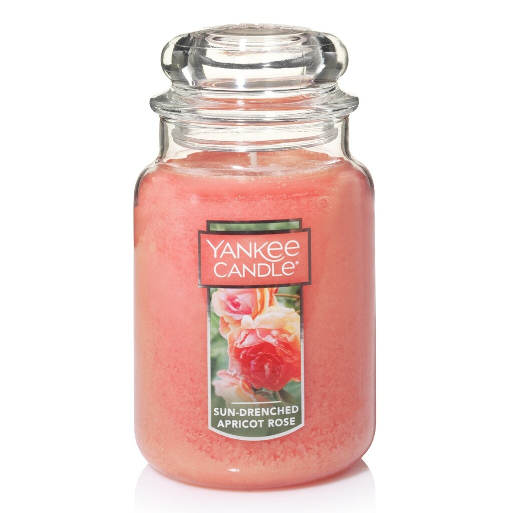 Yankee Candle Large Jar Candle (22oz) - Sun-Drenched Apricot Rose