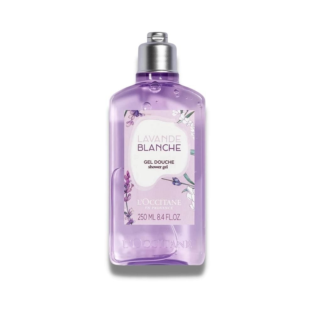 L'Occitane White Lavender Shower Gel, 250ml (Exp 06/27)