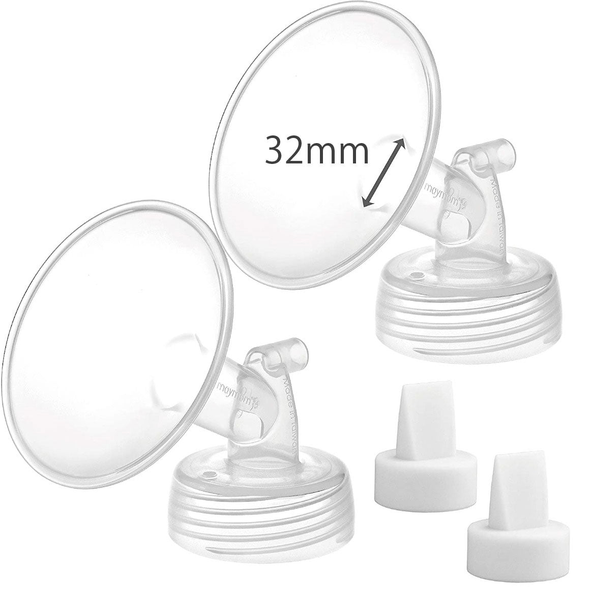 Maymom Flange for Spectra with Valve (Wide-Neck), 2pc (17 Sizes) - Pupsik Singapore