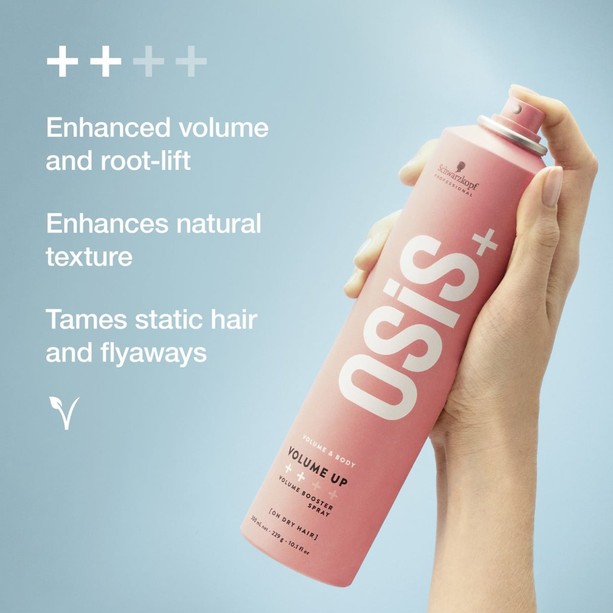 Schwarzkopf Osis+ Volume Up Booster Spray (300ml) - Exp 03/27 [Damaged Cap]