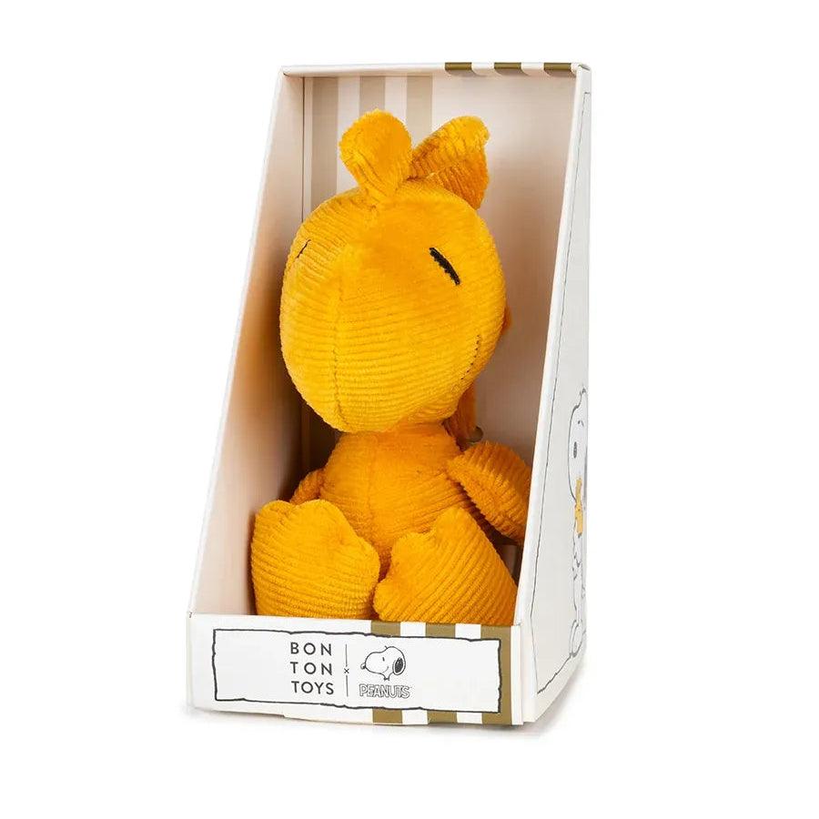 Peanuts Woodstock Mini Corduroy Warm Yellow Soft Toy (15cm) | In Gift Box - Pupsik Singapore