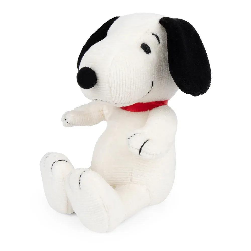 Peanuts Snoopy Mini Corduroy Cream Soft Toy (17cm) | In Gift Box - Pupsik Singapore