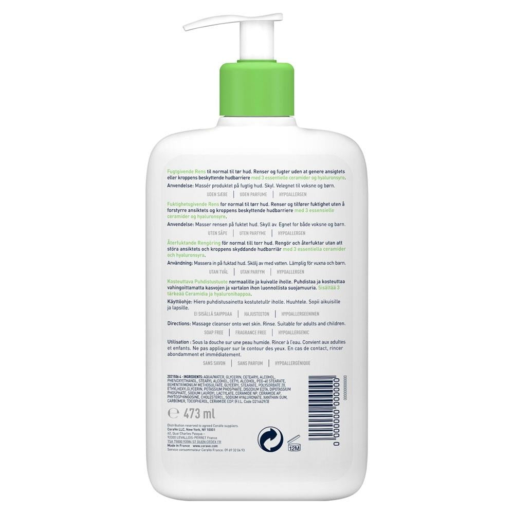 CeraVe Hydrating Cleanser (473ml) - Exp 11/25