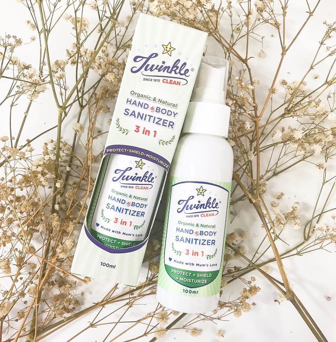 Twinkle Baby 3-in-1 Hand & Body Sanitizer, 100ml (exp 08/27)