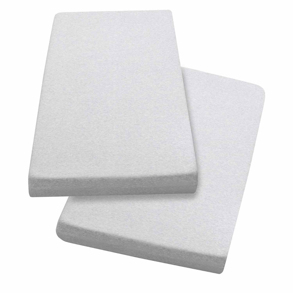 ClevaMama Jersey Cotton Fitted Sheets, 2pk (72x140cm) - 3 Colors - Pupsik Singapore