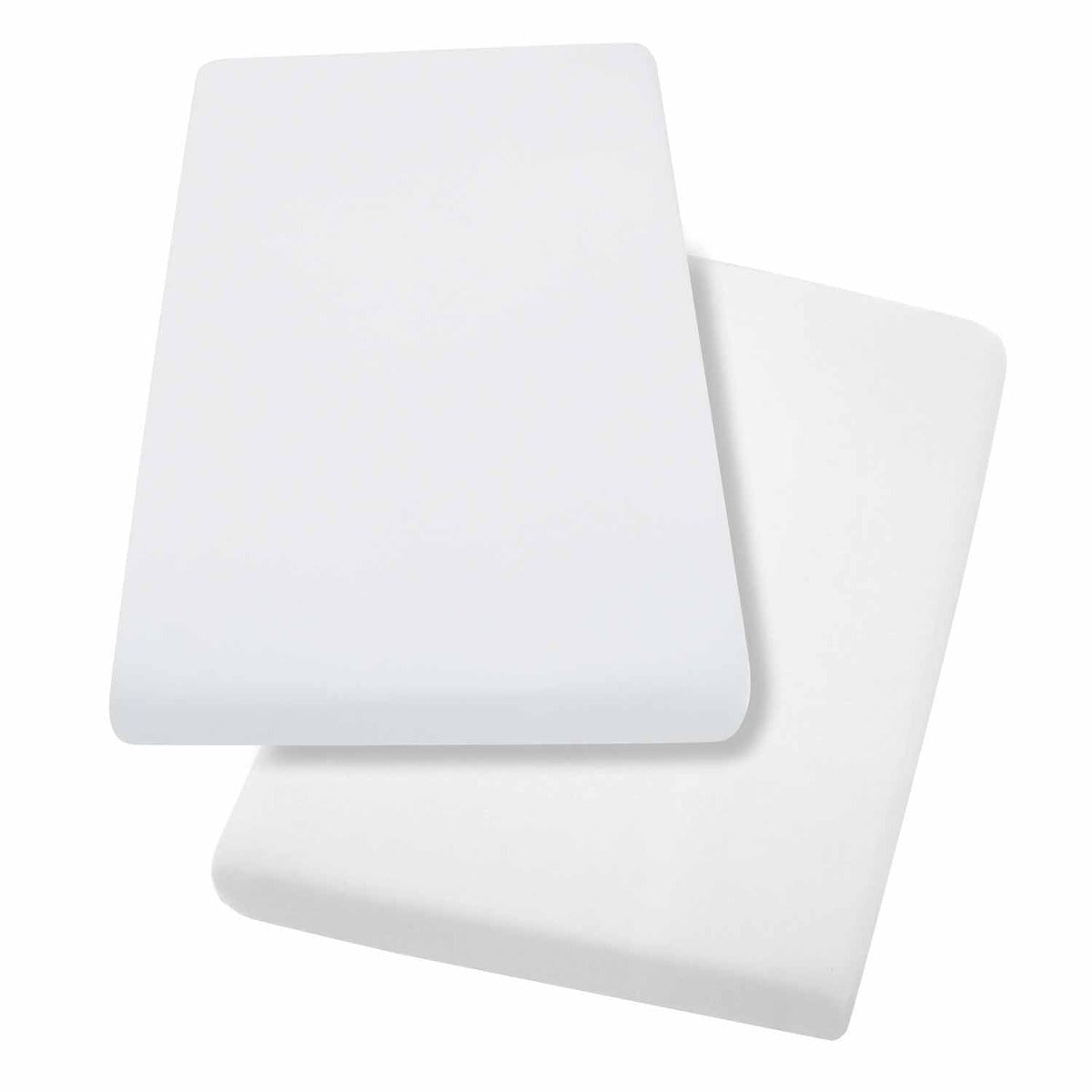 ClevaMama Jersey Cotton Fitted Sheets, 2pk (72x140cm) - 3 Colors - Pupsik Singapore