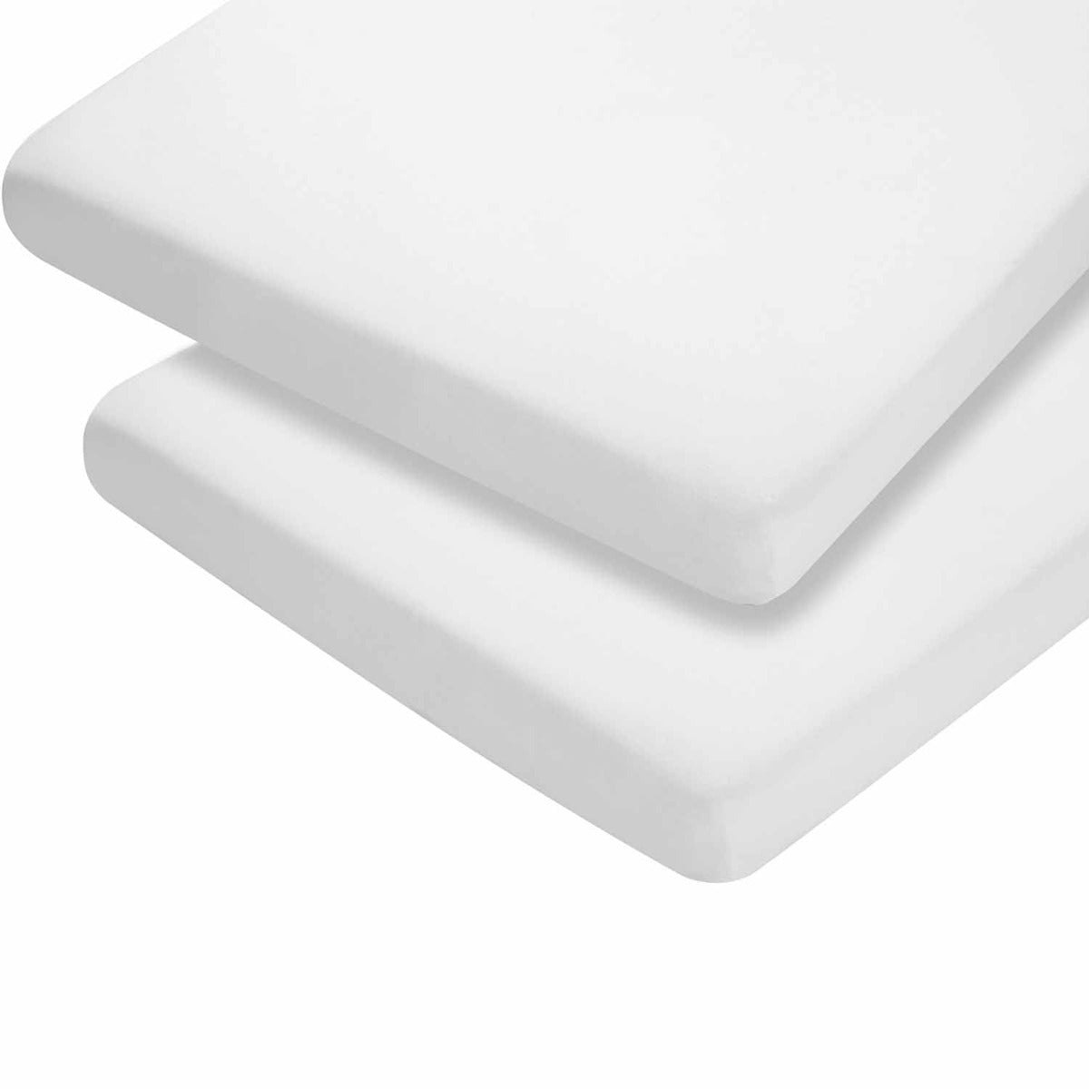 ClevaMama Jersey Cotton Fitted Sheets, 2pk (72x140cm) - 3 Colors - Pupsik Singapore
