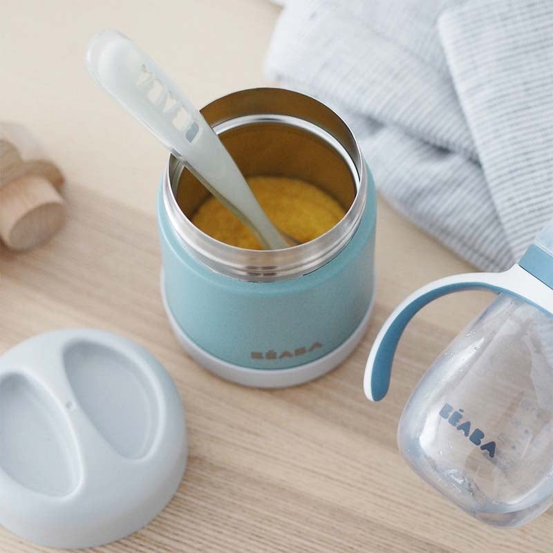 Beaba Thermo-Portion Insulated Stainless Steel Food Container, 300ml (3 Colors)