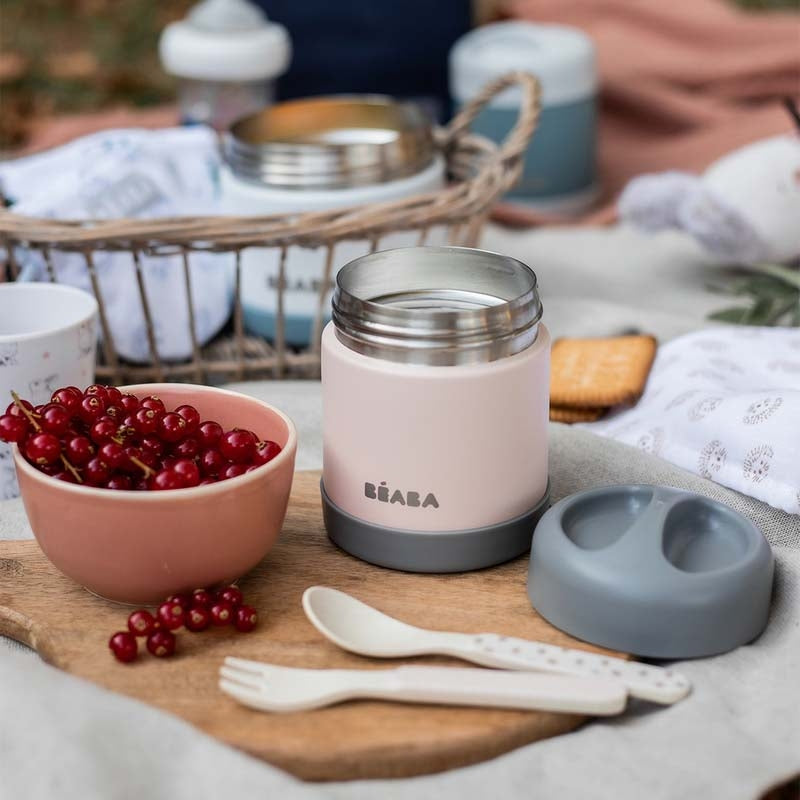 Beaba Thermo-Portion Insulated Stainless Steel Food Container, 300ml (3 Colors)