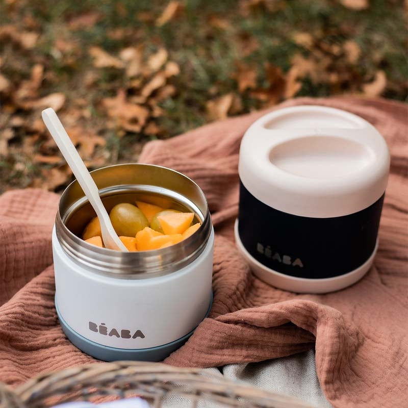 Beaba Thermo-Portion Insulated Stainless Steel Food Container, 500ml (3 Colors)