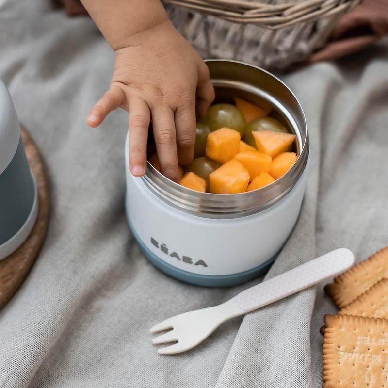 Beaba Thermo-Portion Insulated Stainless Steel Food Container, 500ml (3 Colors)
