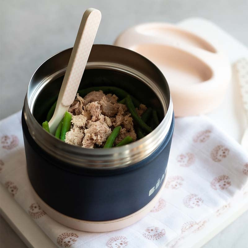 Beaba Thermo-Portion Insulated Stainless Steel Food Container, 500ml (3 Colors)