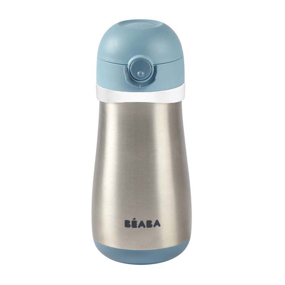 Beaba Stainless Steel Spout Bottle (350ml) - 4 Colors - Pupsik Singapore