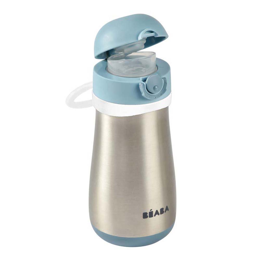 Beaba Stainless Steel Spout Bottle (350ml) - 4 Colors - Pupsik Singapore