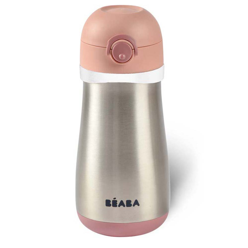 Beaba Stainless Steel Spout Bottle (350ml) - 4 Colors - Pupsik Singapore