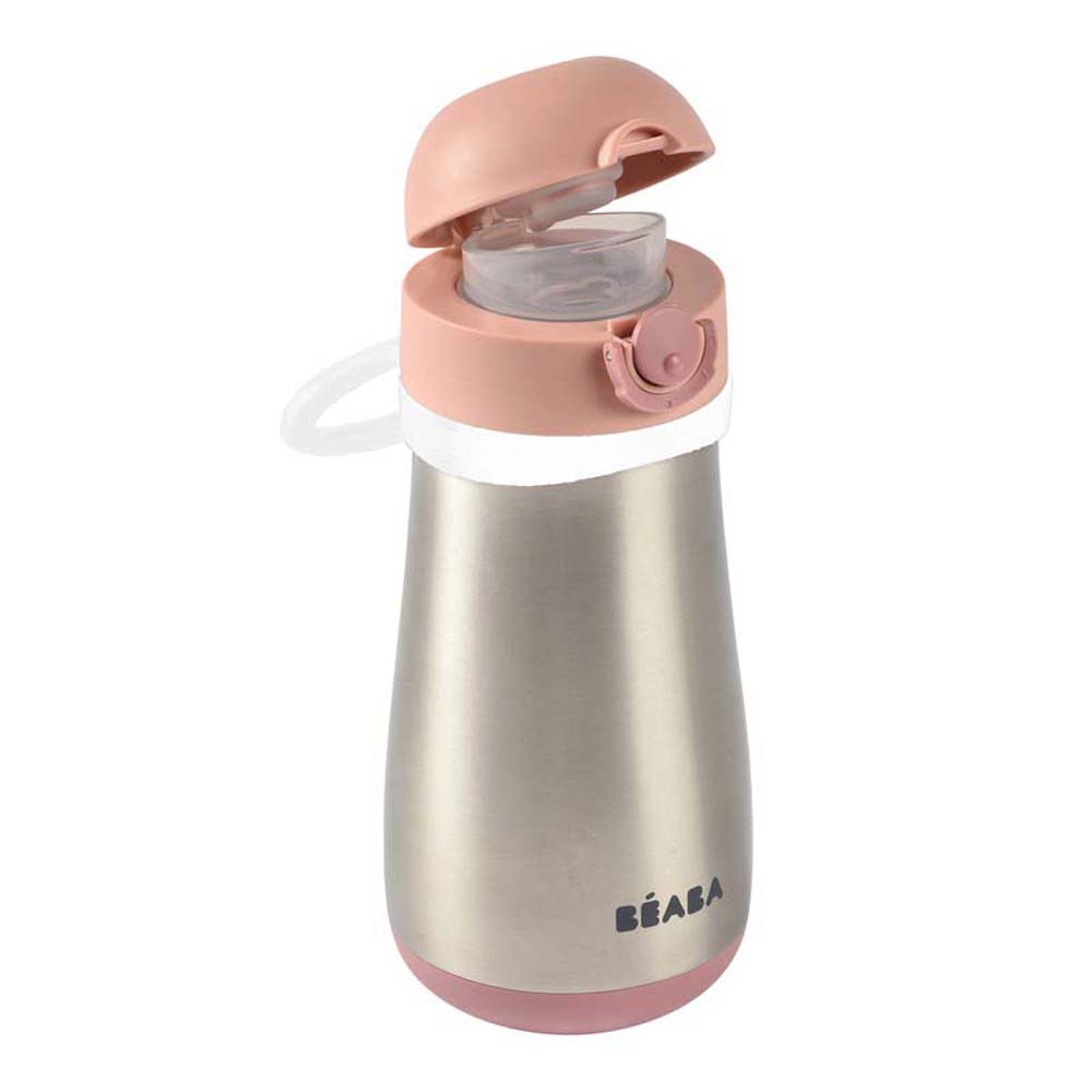 Beaba Stainless Steel Spout Bottle (350ml) - 4 Colors - Pupsik Singapore