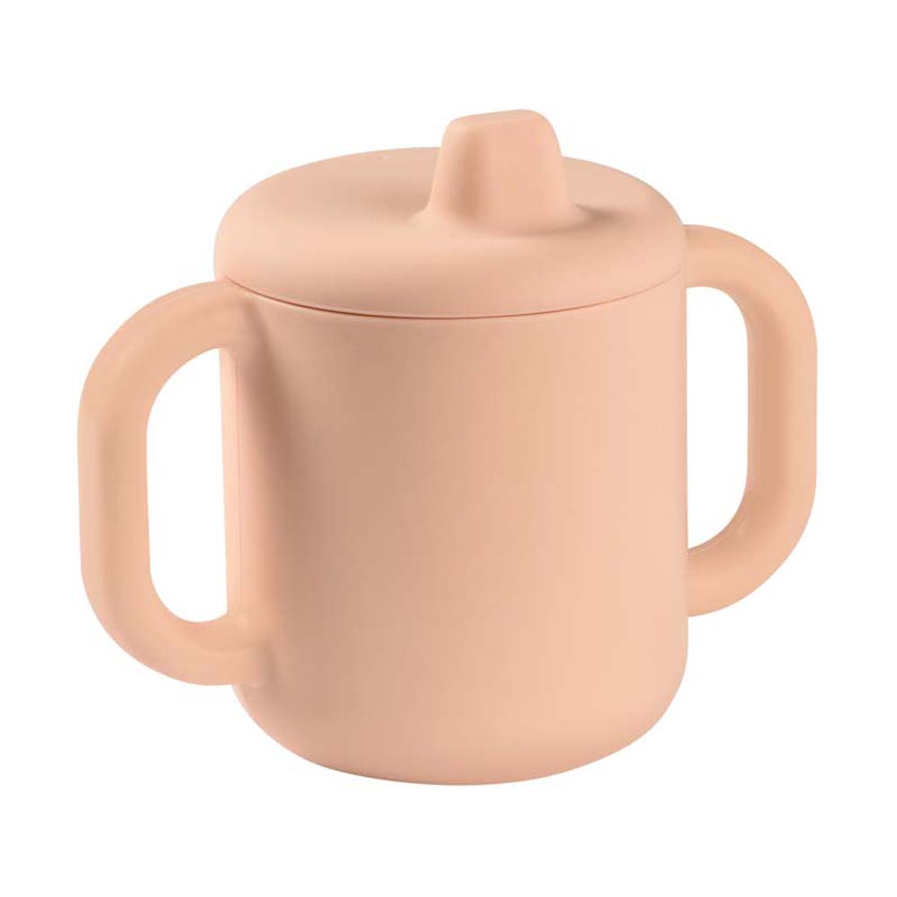 Beaba Silicone Learning Cup with Spout Lid, 170ml - Pink