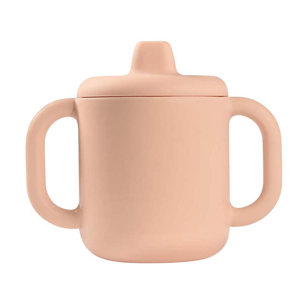 Beaba Silicone Learning Cup with Spout Lid, 170ml - Pink