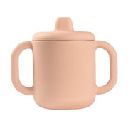 Beaba Silicone Learning Cup with Spout Lid, 170ml - Pink