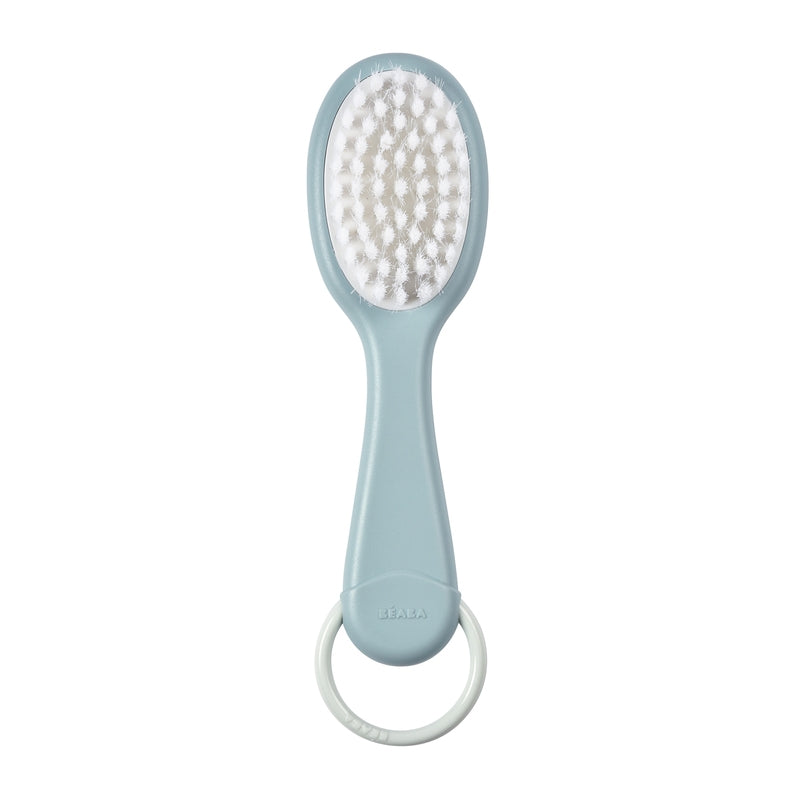 Beaba Baby Brush and Comb - Green & Blue